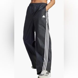 Adidas Three Stripes Wide Leg Track Pants